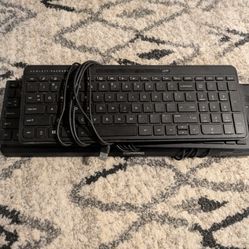 Computer Keyboards (1 Compaq & 2 HP) 
