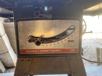 Sears Craftsman 10” saw