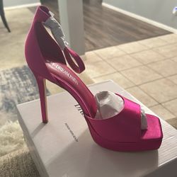 Pink Satin Stiletto 