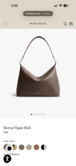 MINA BAIE diaper bag NEW