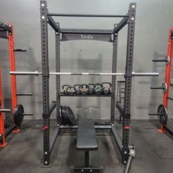 Vesta PR3000 Squat Rack | Power Cage | 11 Guage Steel | 5/8 Holes | Gym Equipment | Fitness |🔴Bar, Bench, Weights Sold Separately🔴| FREE DELIVERY 🚚