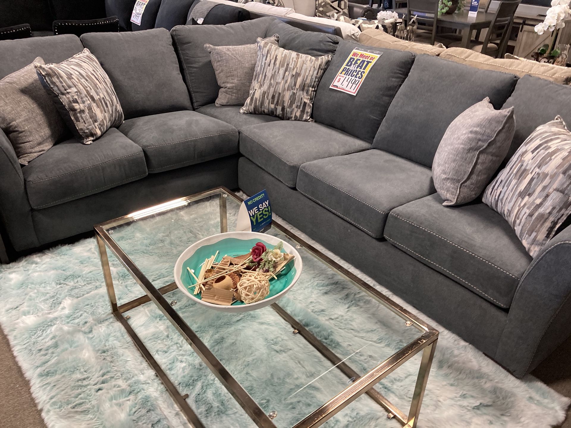 SALE** Classy Sectional Easy Financing $1499