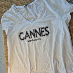 Great White Cotton XXL "Cannes French Riviera 1984" Shirt