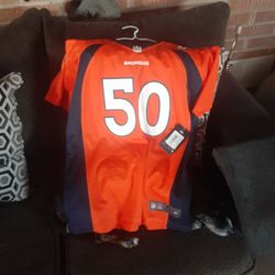 New Boys Broncos #50 Custom Jersey Size Kids XL