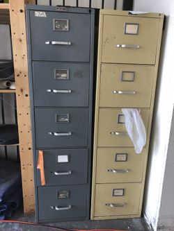 5 draws file cabinet