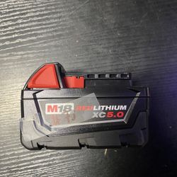 Milwaukee M18 Xc 5.0 Battery