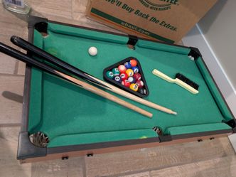 Mini Tabletop Pool Table Set for kids