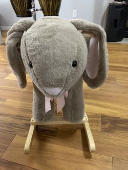 Bunny plush Rocker