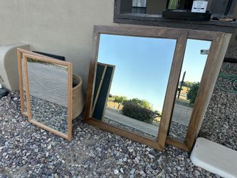 Mirror Sets (Framed Wood Wall Mirrors)