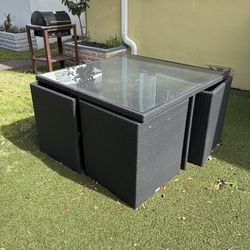 PATIO TABLE WITH CHAIRS