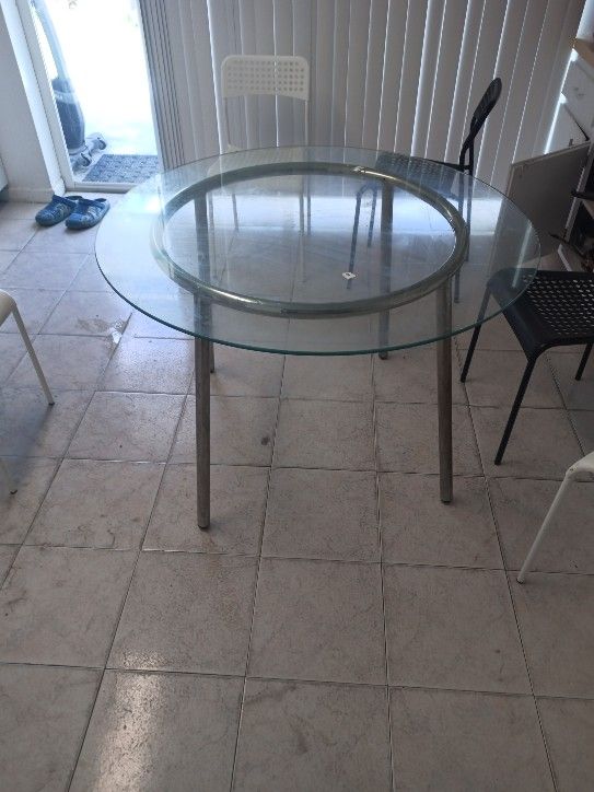 Kitchen Glass Table