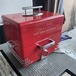 Retro Style Hot Dog Bun Warmer