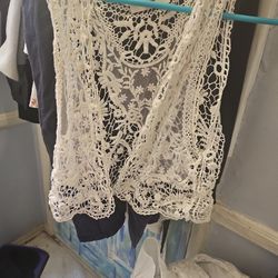 Beautiful Lace Vest Summer