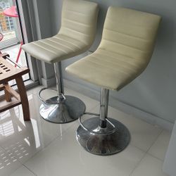 For Sale: Set of Modern Adjustable Bar Stools