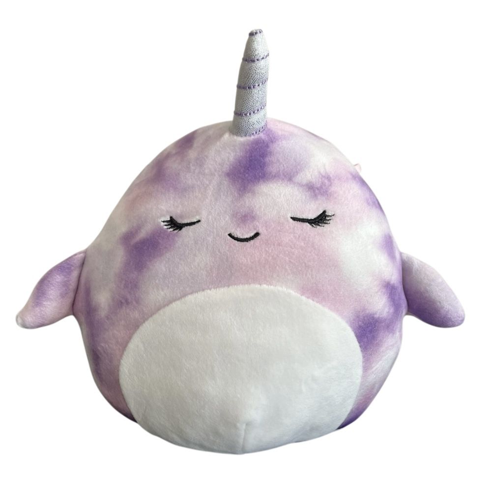 Squishmallows Nabila Narwhal 7.5in Plush Sealife Squad KellyToy 2021