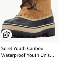 Sorel Youth Caribou Waterproof Youth 