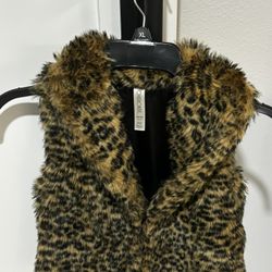 Girls Faux Fur Vest 