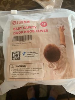 Baby safely door knob covers.