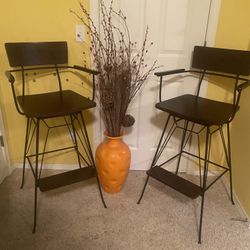 Potter Barn Barstools. 