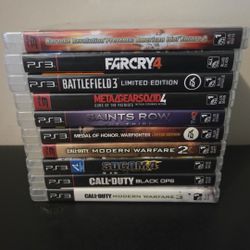 PS3 Games- 11 Game Bundle for $50