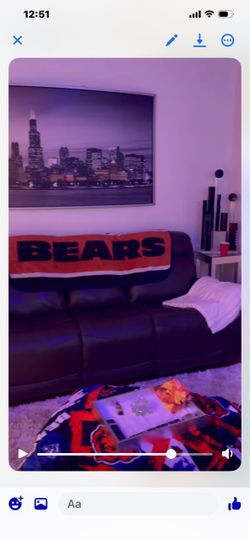 Leather recliner both in dark brown