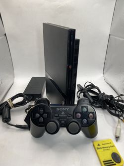 Playstation 2 PS2 Slim Console With Sony Memory Card & Sony Controller  complete
