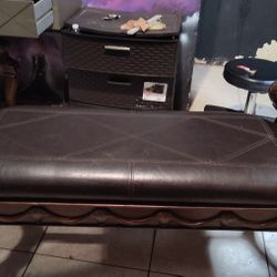 Leather Bench