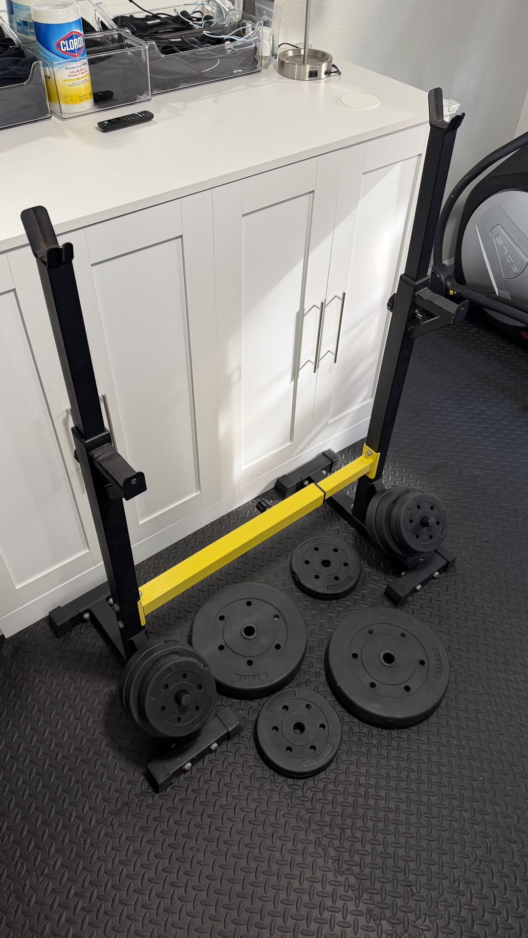 Barbell Rack & Weights