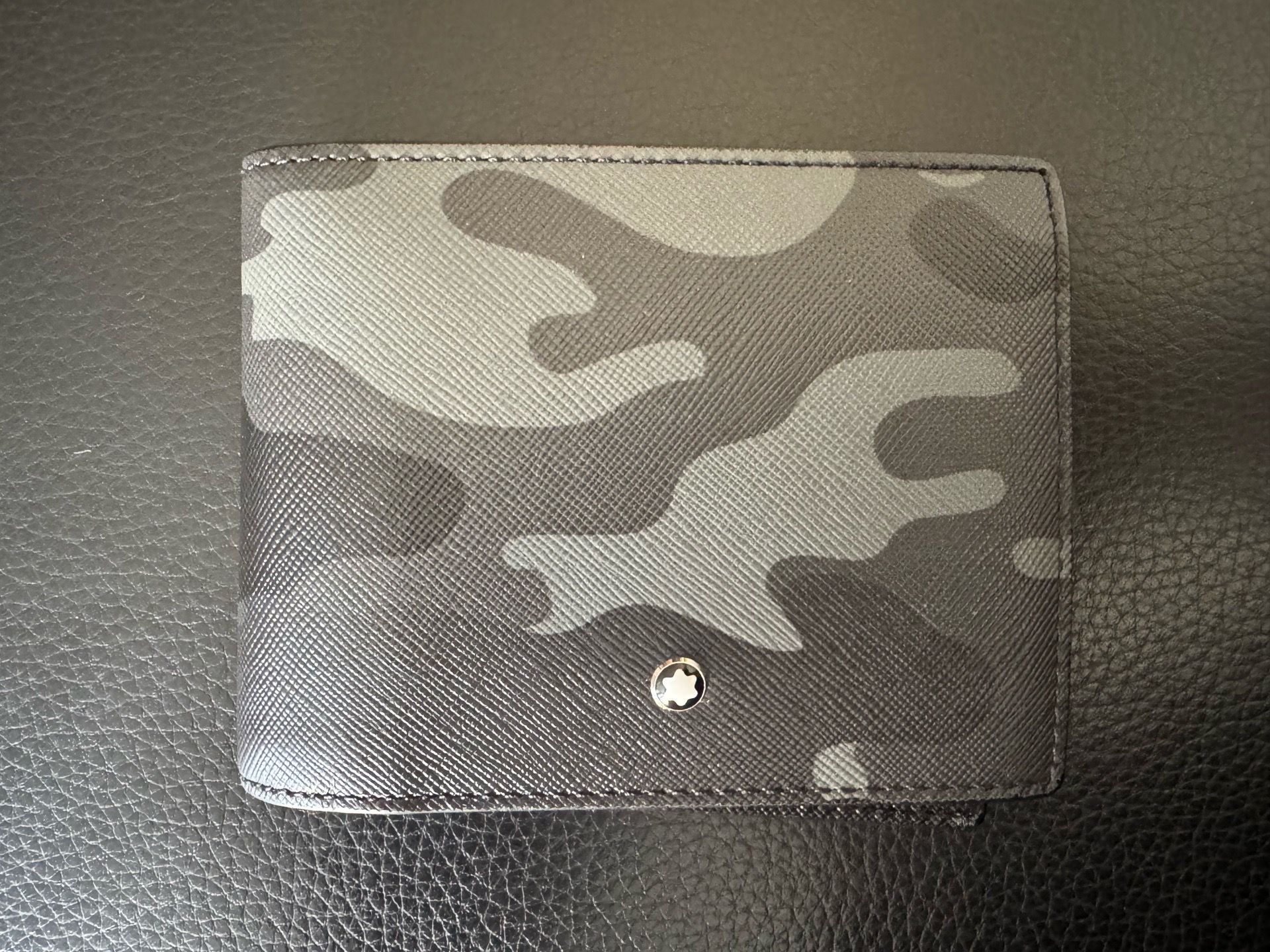 Mont Blanc Sartorial Wallet 6cc Camouflage Grey