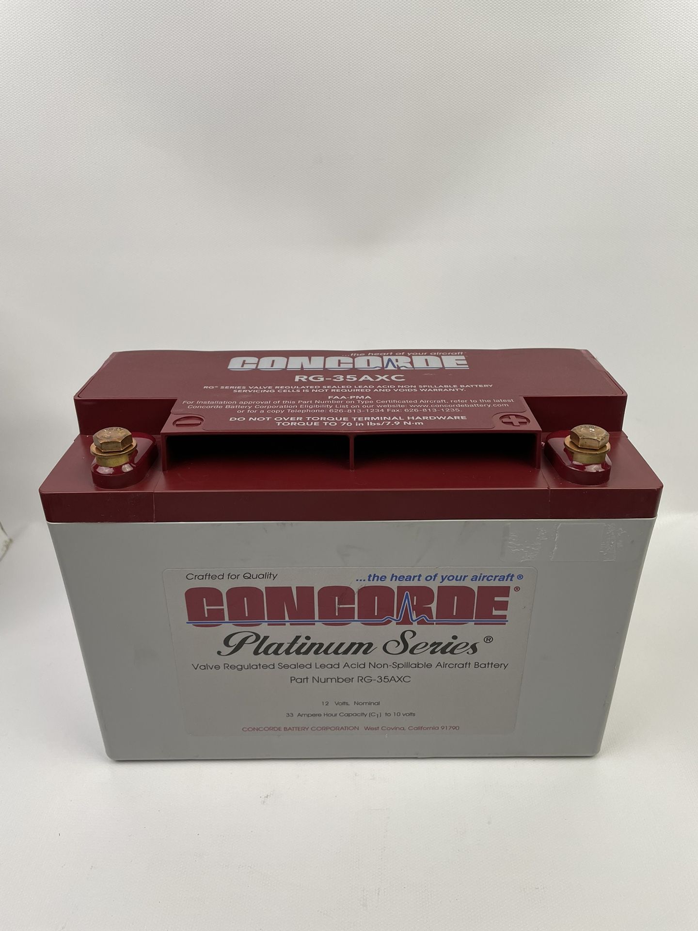 RG-35AXC Concorde Battery 12v