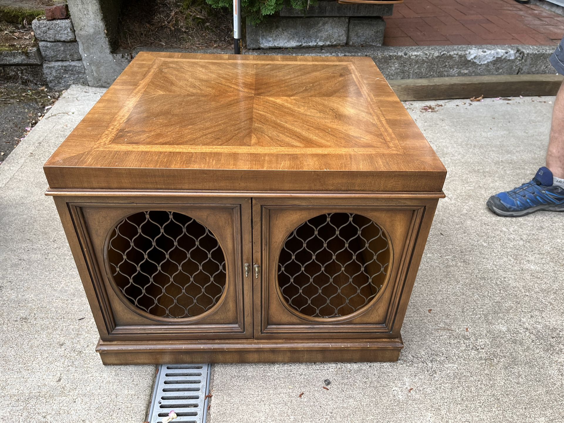 Weiman Square End Table With Two Doors