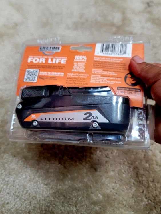 18V 2.0 Ah Lithium-Ion Battery