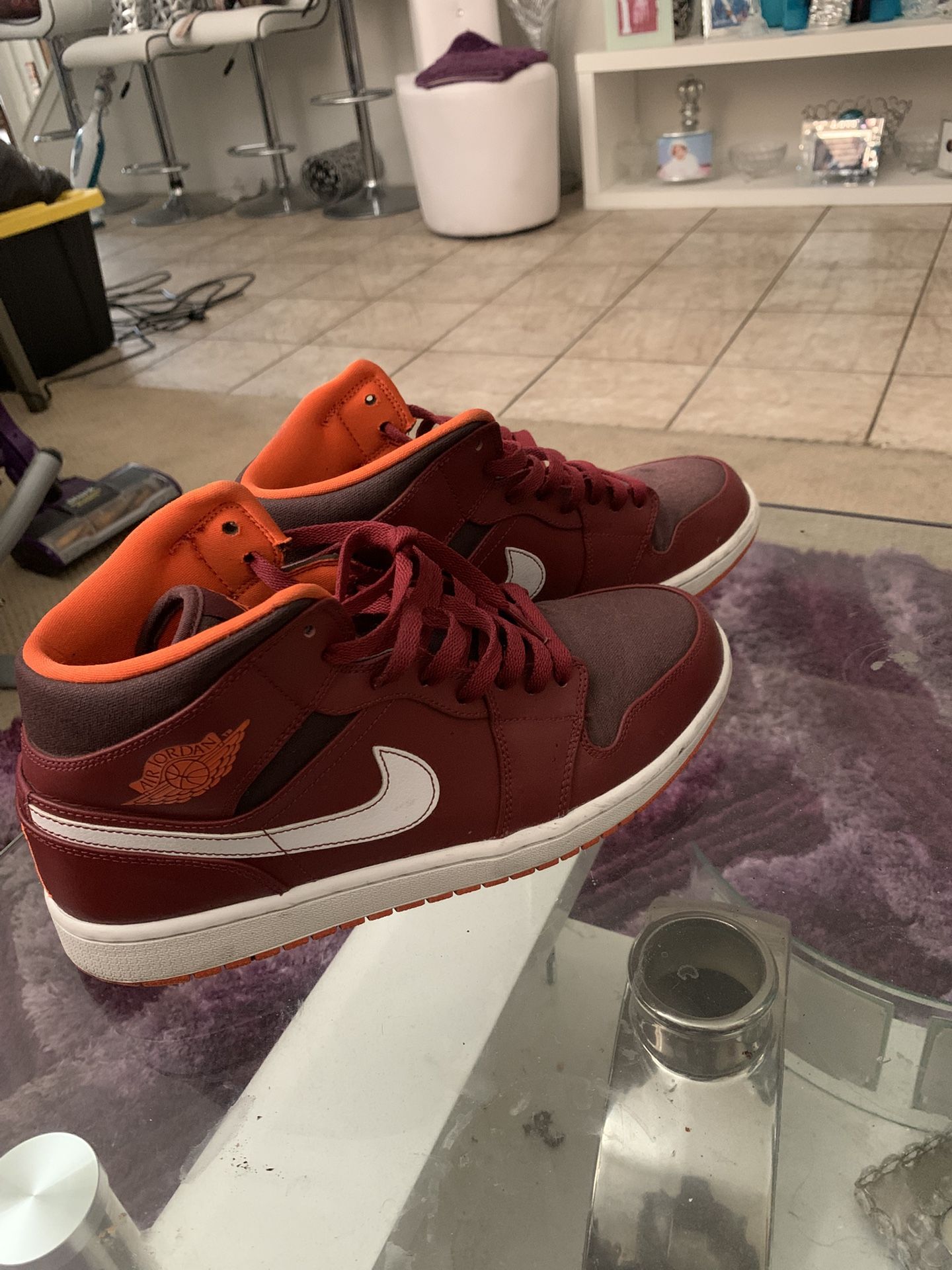 Jordan 1 Team Red Electric Orange