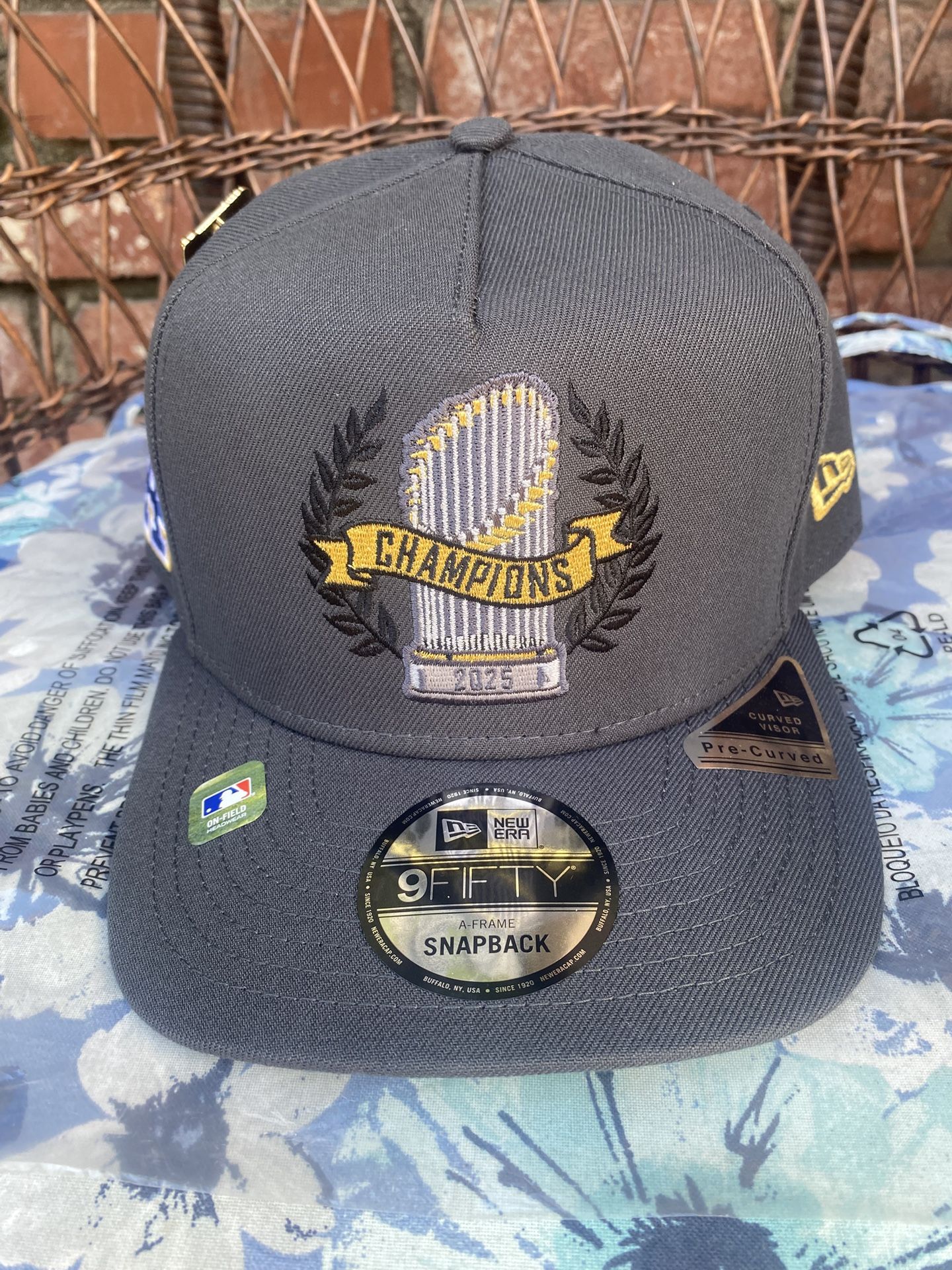 Los Angeles Dodgers 2025 World Series Champions Parade 9FIFTY A-Frame Snapback Hat