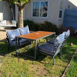 Deep seating cushions oversized aluminum patio chairs high quality outdoor dining table set patio dining table set aluminum patio furniture 🆕🚎🚚🚎🆕