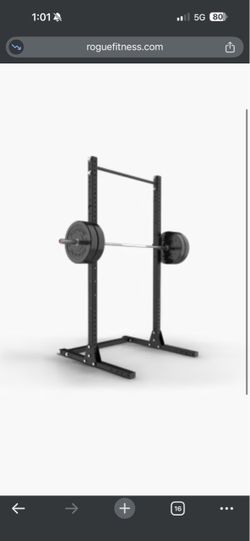 Rogue monster lite squat rack
