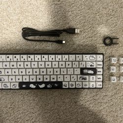 Cat Mechanical Wired Compact Keyboard