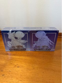 Sword and Shield Chilling Reign Calyrex ETB x2 Sealed