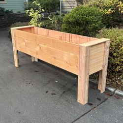 Elevated Cedar Planter Box