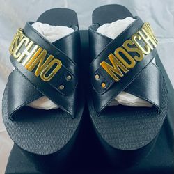 Wedge Sandals By Moschino