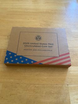Coins 2025 mint set from the United States Mint unopened