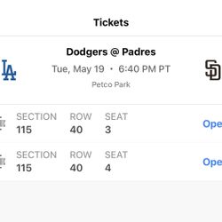 Padres vs. Dodgers 