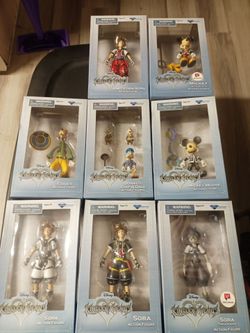 Kingdom Hearts figures ($40)