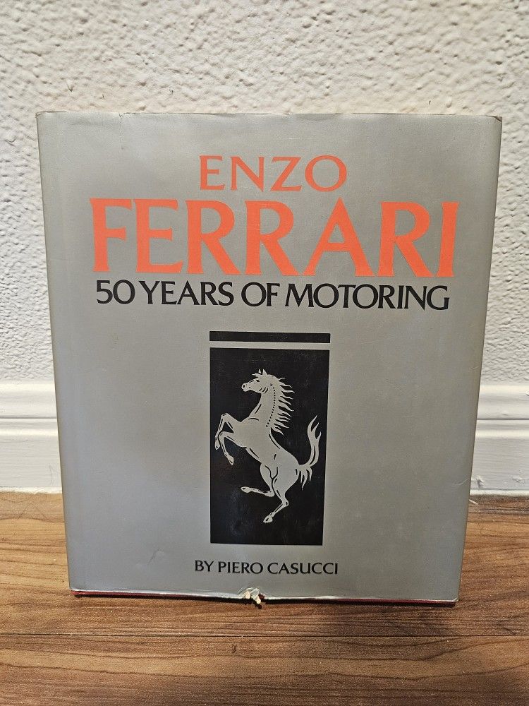 Collectible Vintage Enzo Ferrari Book
