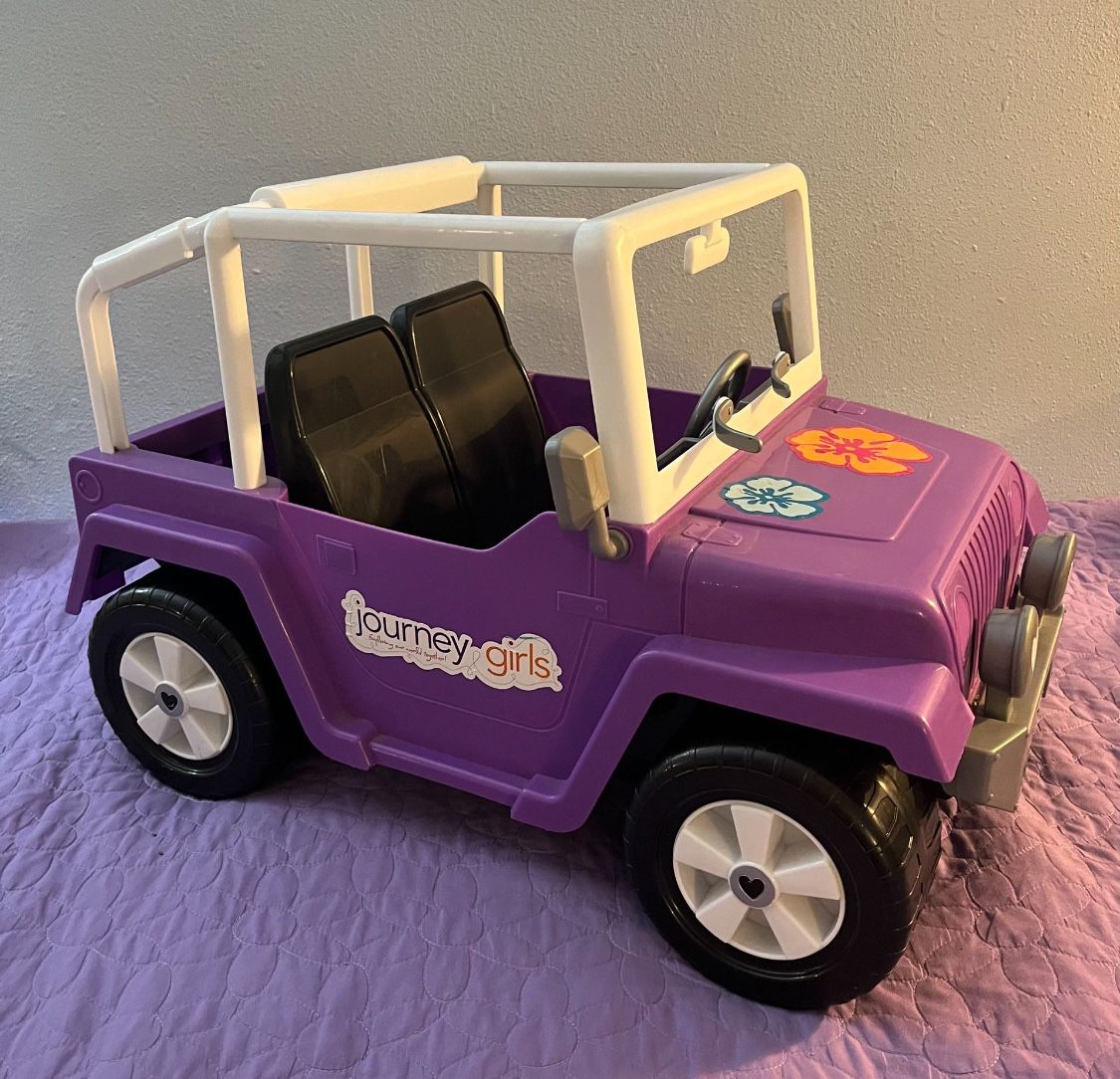 18in Journey Girl doll jeep