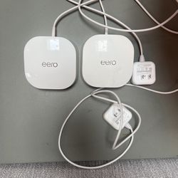 Eero 6 Wireless Mesh Extenders (two) 
