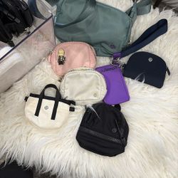 Lululemon Belt Bags And Keychains 