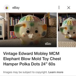 1960’s Elephant Toy Chest