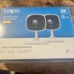 Unopened 2K Security Camera for Baby Monitor, Dog Camera w/Motion Detection