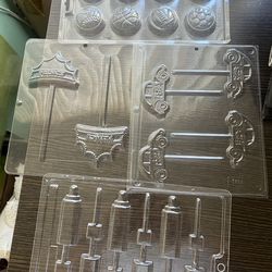 Plastic molds for cake, or chocolate - assorted Designs